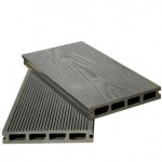 Σανίδα Πατώματος WPC 3D 2 Όψεων 2,5x15x360cm Γκρι Σκούρο - Τάβλες & Σανίδες DECK