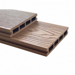 Σανίδα Πατώματος WPC 3D 2 Όψεων 2,5x15x360cm Καφέ - Τάβλες & Σανίδες DECK