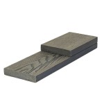 3D WPC Solid End Cover Board 1.7x9x360cm Light Grey - Boards for Deck