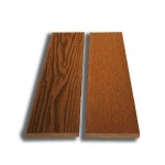 3D WPC Solid End Cover Board 1.7x9x360cm Brown - Boards for Deck
