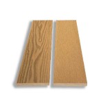 Τάβλα Πατώματος Μασίφ WPC 2 Όψεων 1,7x9x360cm Καφέ Ανοιχτό - Τάβλες & Σανίδες DECK για Κάλυψη Σόκορων