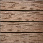 WPC Decking Tile 3D WOOD 30x30cm Brown - Tiles & Boards for Deck