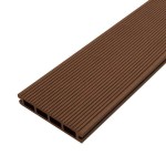 WPC Decking Board Light Brown 2.4x14.6x360cm Double Sided - Floor & Decking Boards