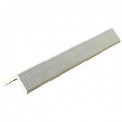Γωνία για Σανίδα WPC Deck 90639 (3,5x5x360cm) Λευκή-Εκρού - Γωνίες Σανίδων Δαπέδων