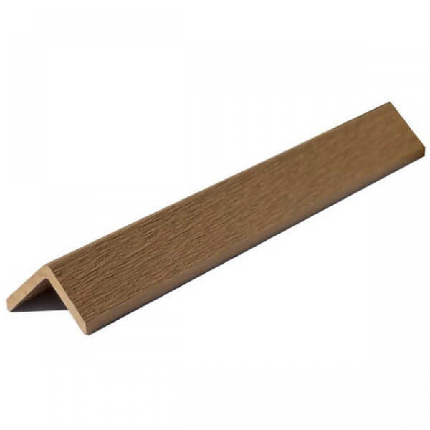 Decking Corner Trim WPC Board's 3.5x5x360cm Light Brown Decking Corner Trim for WPC Board Deck 90640 (3.5x5x360cm) Light Brown - Deck Boards Corner Trims