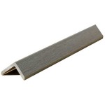 Decking Corner Trim for WPC Board Deck 90641 (3.5x5x360cm) Light Gray - Deck Boards Corner Trims Decking Corner Trim for WPC Board (3.5x5x360cm) Light Gray