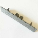 WPC End Cap for Floor Deck Board 2.4x14.6cm Grey Light WPC End Cap for Floor Deck Board 2.4x14.6cm Grey Light - Deck Boards End Caps