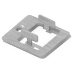 Hidden Fixing WPC Clip 42x42x12mm - Deck Boards Connectors Hidden Fixing WPC Clip 42x42x12mm - Deck Boards Connectors