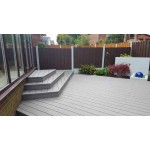 WPC Decking Board 2.5x15x390cm Dark Gray | Kipogeorgiki