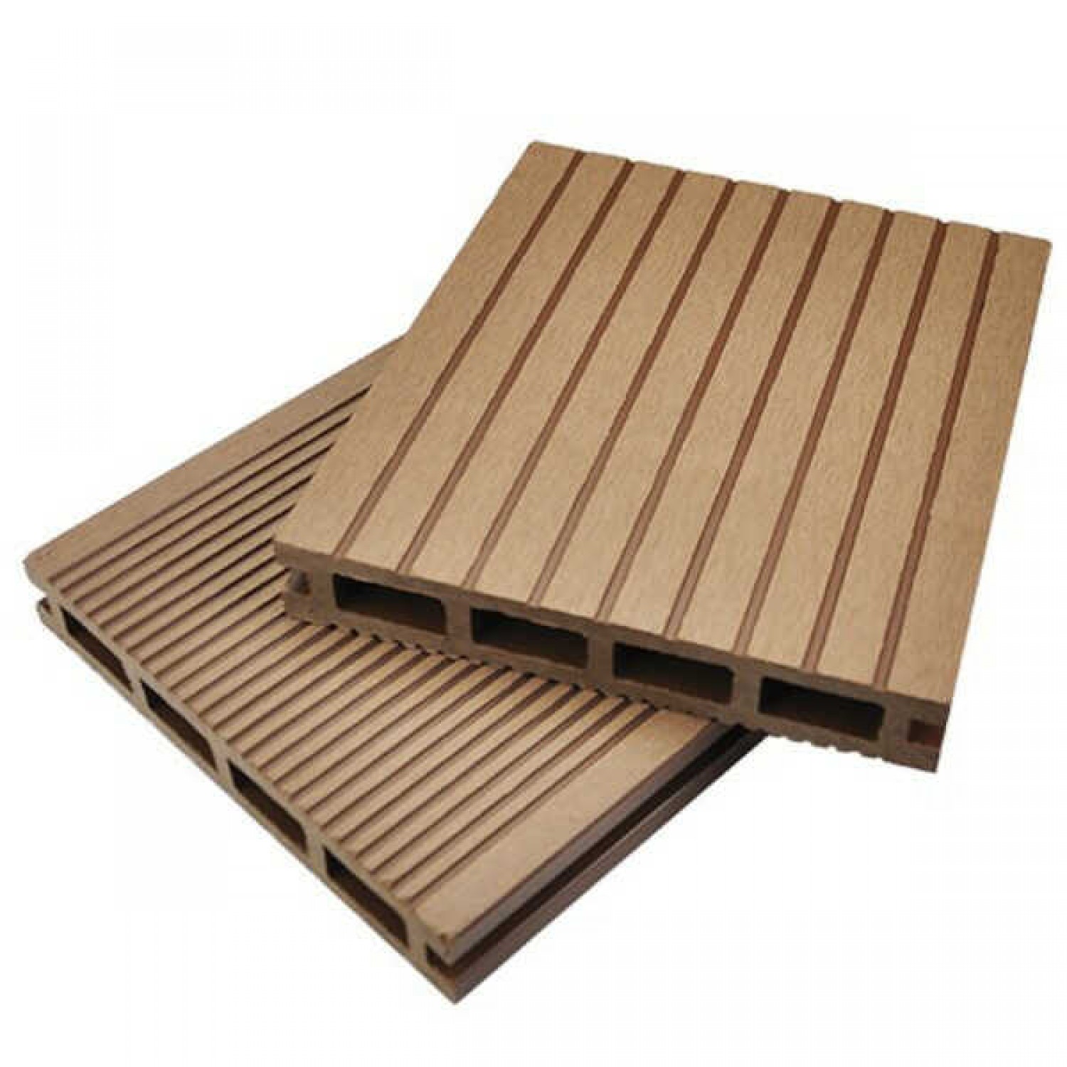 WPC Decking Board 2.5x15x390cm Light Brown | Kipogeorgiki