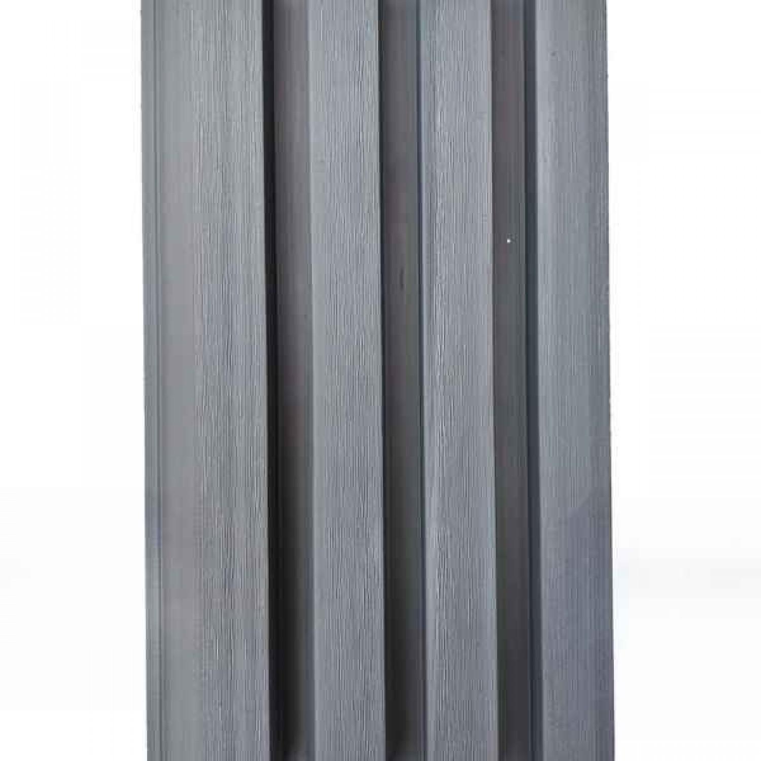WPC Wall Cladding 3rd Generation Slats Gray Light 290x17x2.6cm DEDRON (N0001) - Synthetic Panels