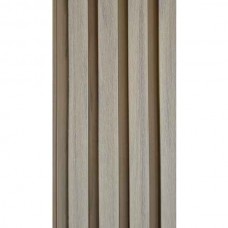 WPC Wall Cladding 3rd Generation Slats Beige 290x17x2.6cm DEDRON (N0005) - Synthetic Panels