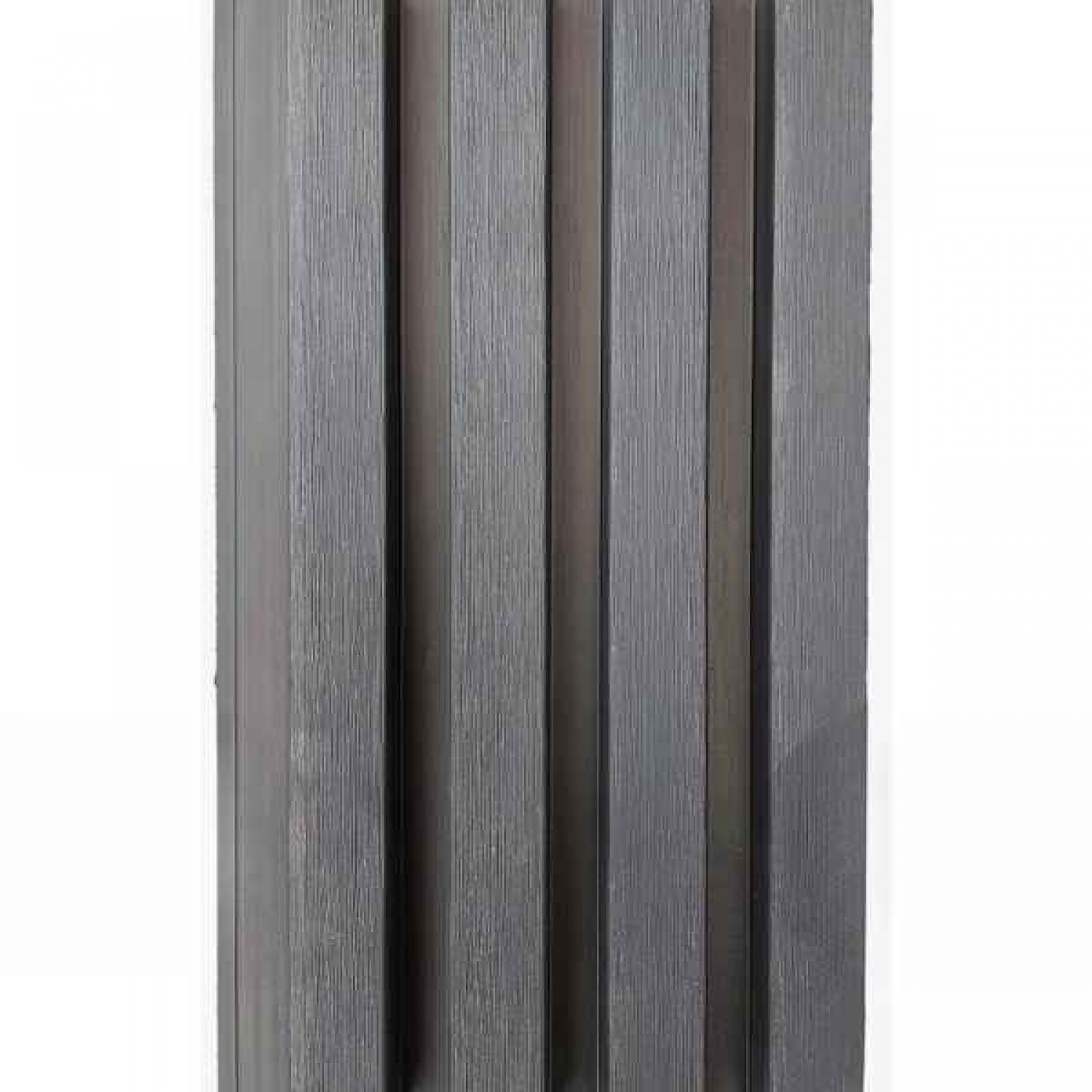 WPC Wall Cladding 3rd Generation Slats Gray Light 290x17x2.6cm DEDRON (N0007) - Synthetic Panels