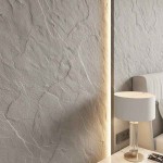 Πάνελ Τοίχου Εύκαμπτης Πέτρας 3D 101040 Slate 60x120cm Γκρι Ανοιχτό - Wall Panels-Επενδύσεις Τοίχων