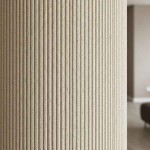 Flexible Stone Wall Panel 3D 119020 Line Stone Board 60x120cm Beige White - Panels & Cladding