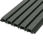 Επένδυση Τοίχου Cladding WPC 2,5x22x290cm Γκρι Σκούρο Πηχάκι - Επενδύσεις Τοίχου