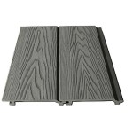Επένδυση Τοίχου Cladding WPC 2x15x290cm Σκούρο Γκρι 3D Πηχάκι - Επενδύσεις Τοίχου