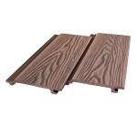 Επένδυση Τοίχου Cladding WPC 2x15x290cm Καφέ 3D Πηχάκι - Επενδύσεις Τοίχου