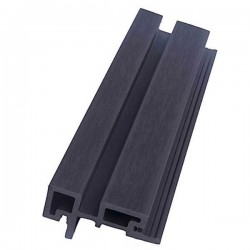L Trim Corner For Gladding 3D 4.6x8.9x290cm Dark Grey - Wall Cladding-Accessories