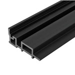 L Trim Corner For Gladding 3D 4.6x8.9x290cm Dark Grey - Wall Cladding-Accessories