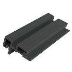 L Trim Corner For Gladding 3D 4.6x8.9x290cm Dark Grey - Wall Cladding-Accessories