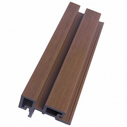 L Trim Corner For Gladding 3D 4.6x8.9x290cm Brown - Wall Cladding-Accessories
