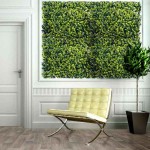 Greenery Panel OSLO 50x50cm MZ188003A-Plastic Foliages Greenery Panel OSLO 50x50cm MZ188003A - Artificial Vertical Gardens & Wall Tiles