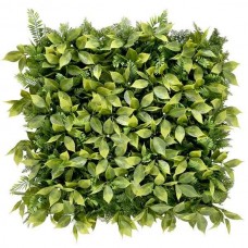 Greenery Panel BILBAO 50x50cm F028 SUMMER CHERRY RAIN - Artificial Vertical Gardens & Wall Tiles