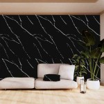 PVC Wall Panel 1.22x2.80m CARRARA BLACK 204 - Cladding PVC Wall Panel 1.22x2.80m CARRARA BLACK 204 - Synthetic Panels