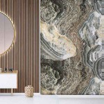 PVC Wall Panel 1.22x2.80m ONYX GREY 870 - Cladding PVC Wall Panel 1.22x2.80m ONYX GREY 870 - Synthetic Panels