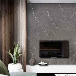 PVC Wall Panel 1.22x2.80m PIETRA GREY 211 - Cladding PVC Wall Panel 1.22x2.80m PIETRA GREY 211 - Synthetic Panels
