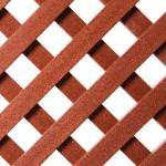 Οικολογικό Καφασωτό LOP® Καφέ 18mm 102x202cm με Πλαίσιο Catral - Ημισυνθετικά Πάνελς-Καφασωτά Περιφράξεων & Διαχωριστικά