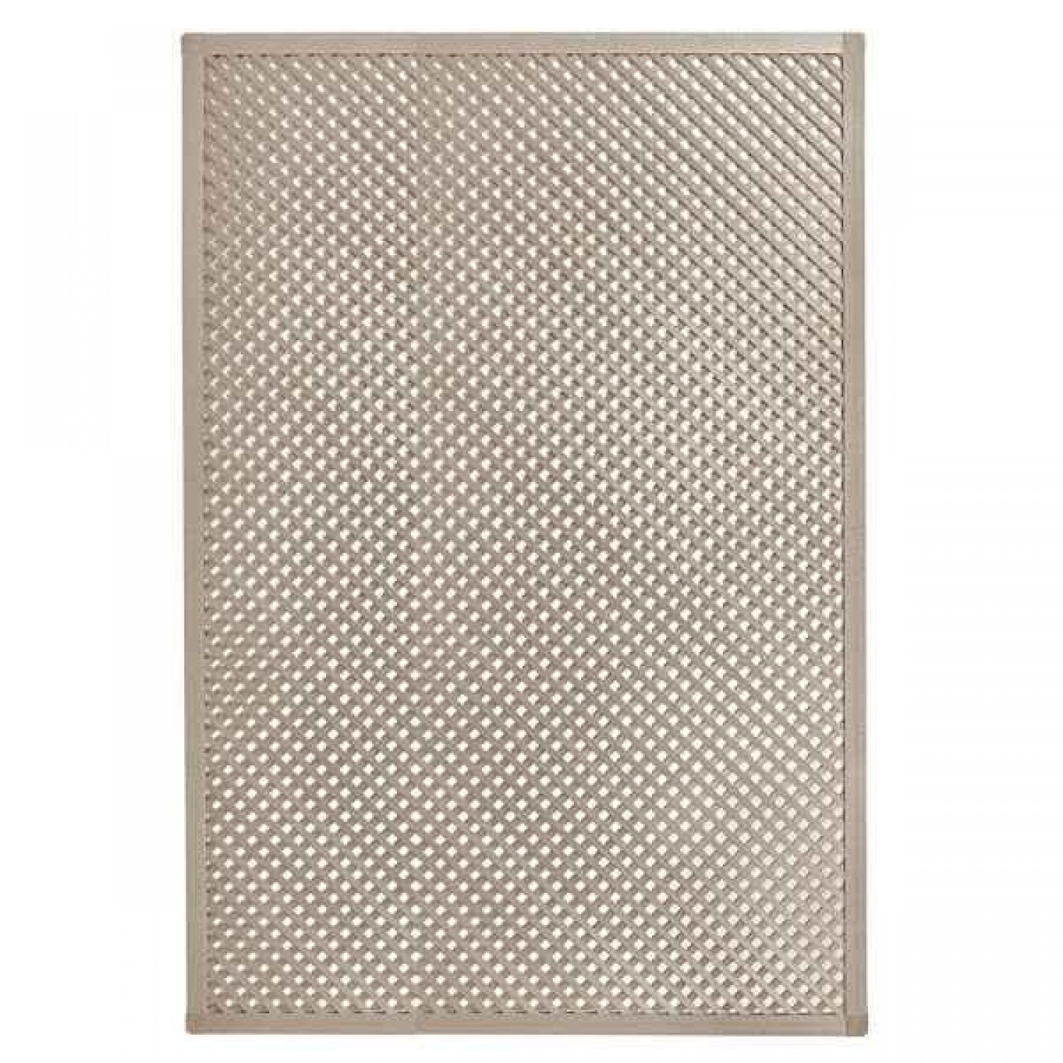 Ecological Trellis LOP® Wicker Ivory 18mm 102x202cm Framed Catral - Semisynthetic Trellises & Compound Panels