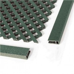 Πλαίσιο-Προφίλ U Πράσινο Καφασωτού LOP® 200x4,5x2,2cm Catral - Πλαίσια Ημι-συνθετικών Πάνελς-Καφασωτών