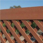 Lattice Frame Profile for Brown LOP® Trellis 200x4.5x2.2cm Catral - Semisynthetic Trellises & Compound Panels