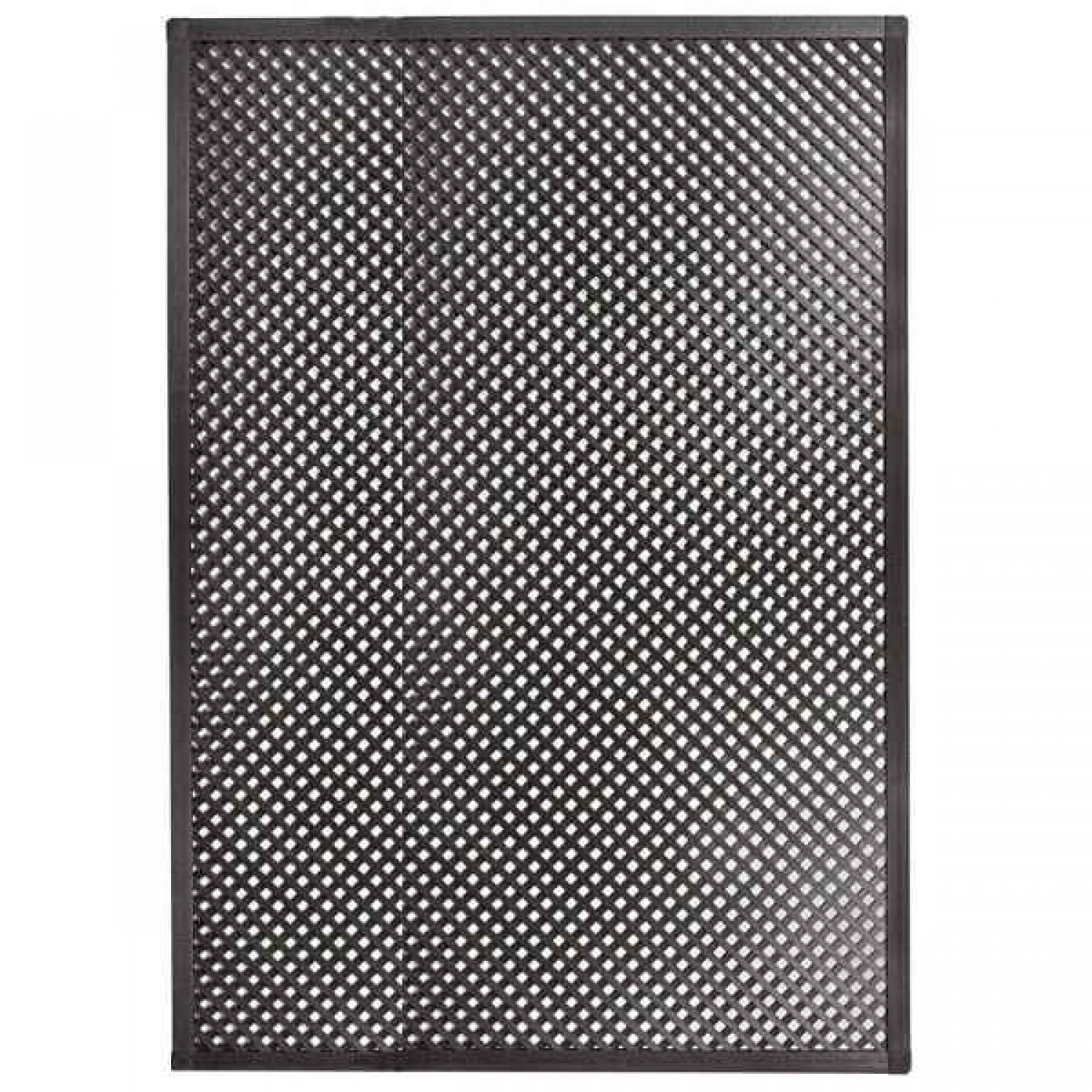 Ecological Trellis LOP® Wicker Anthracite 18mm 102x202cm Framed Catral - Semisynthetic Trellises & Compound Panels