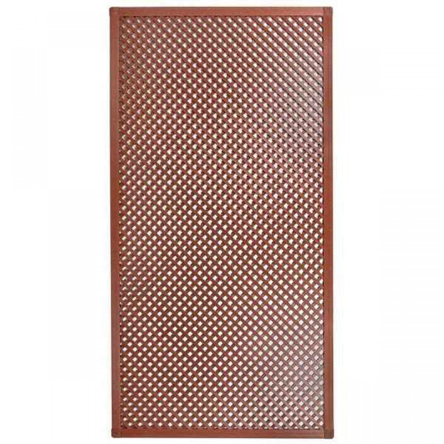 Οικολογικό Καφασωτό LOP® Καφέ 18mm 82x122cm με Πλαίσιο Catral - Ημισυνθετικά Πάνελς-Καφασωτά Περιφράξεων & Διαχωριστικά