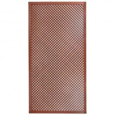 Οικολογικό Καφασωτό LOP® Καφέ 18mm 82x122cm με Πλαίσιο Catral - Ημισυνθετικά Πάνελς-Καφασωτά Περιφράξεων & Διαχωριστικά
