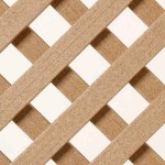 Οικολογικό Καφασωτό LOP® Ιβουάρ (Ivory) 18mm 82x122cm με Πλαίσιο Catral - Ημισυνθετικά Πάνελς-Καφασωτά Περιφράξεων & Διαχωριστικά