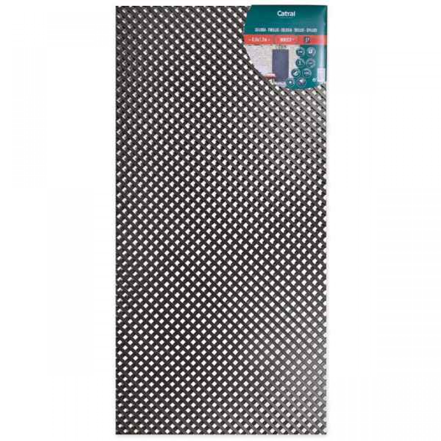 Οικολογικό Καφασωτό LOP® Ανθρακί 18mm 0,8x1,2m Catral - Ημισυνθετικά Πάνελς-Καφασωτά Περιφράξεων & Διαχωριστικά