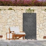 Οικολογικό Καφασωτό LOP® Ανθρακί 18mm 0,8x1,2m Catral - Ημισυνθετικά Πάνελς-Καφασωτά Περιφράξεων & Διαχωριστικά