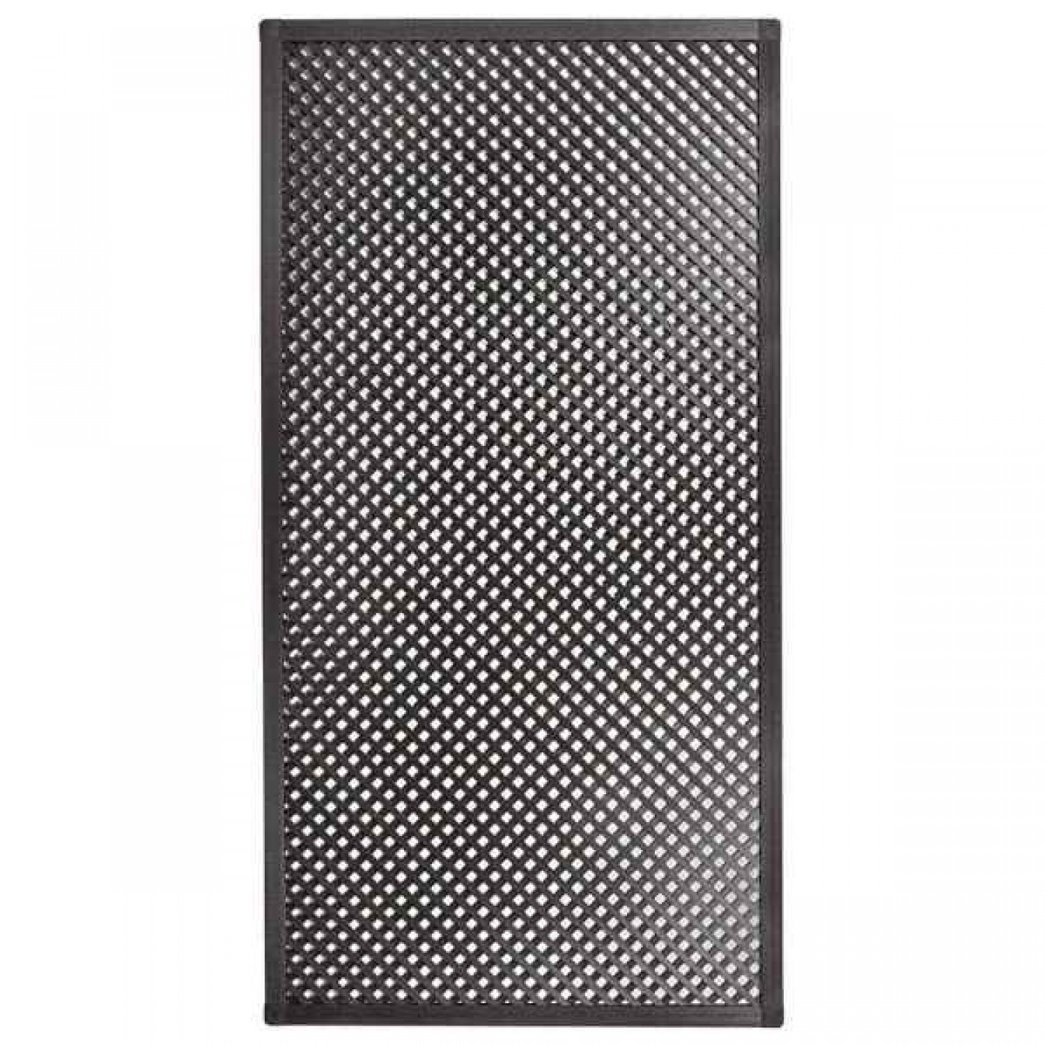 Ecological Trellis LOP® Wicker Anthracite 18mm 82x122cm Framed Catral - Semisynthetic Trellises & Compound Panels