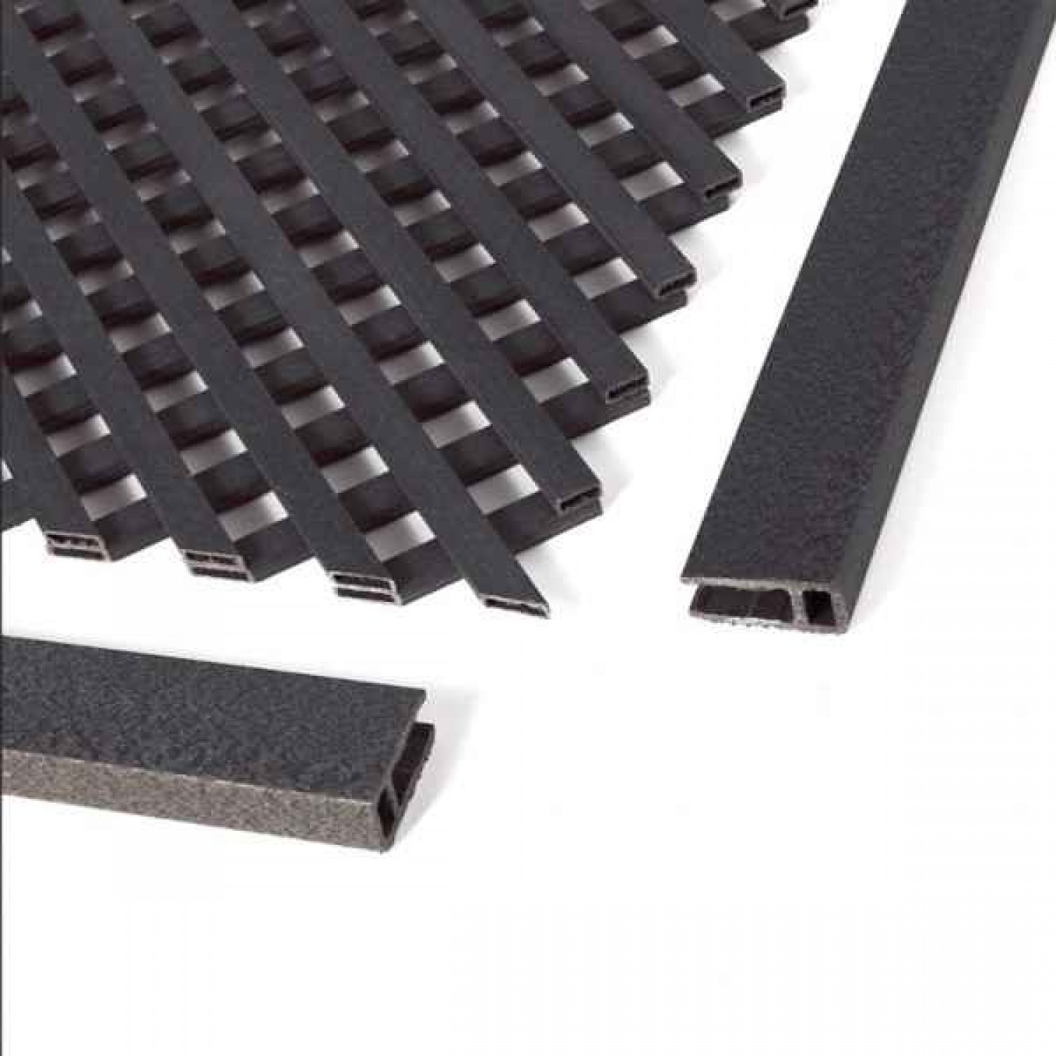 Πλαίσιο-Προφίλ U Ανθρακί Καφασωτού LOP® 200x4,5x2,2cm Catral - Πλαίσια Ημι-συνθετικών Πάνελς-Καφασωτών