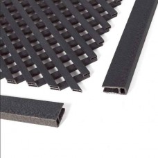 Πλαίσιο-Προφίλ U Ανθρακί Καφασωτού LOP® 200x4,5x2,2cm Catral - Πλαίσια Ημι-συνθετικών Πάνελς-Καφασωτών