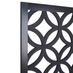 Διακοσμητικό Πάνελ Κήπου HALO με Πλαίσιο 180x90cm Μαύρο JACK MATRIX - Οικολογικά Συνθετικά Καφασωτά-Διακοσμητικά Πάνελ