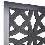 Διακοσμητικό Πάνελ Κήπου ORBIT με Πλαίσιο 180x90cm Μαύρο JACK MATRIX - Οικολογικά Συνθετικά Καφασωτά-Διακοσμητικά Πάνελ