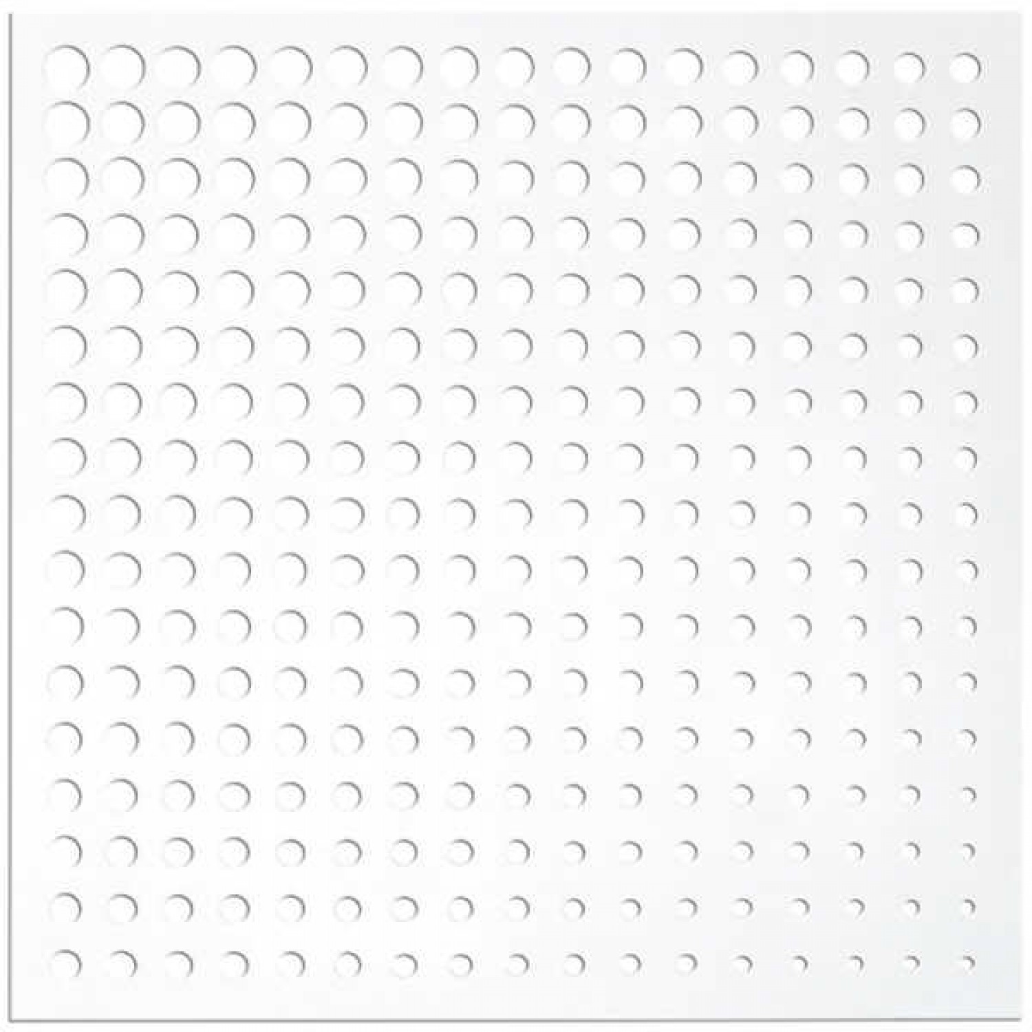 Συνθετικό Καφασωτό Moon 1x1m Λευκό - Πάνελς & Καφασωτά