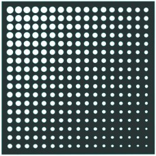Συνθετικό Καφασωτό Moon 1x1m Γκρι - Πάνελς & Καφασωτά