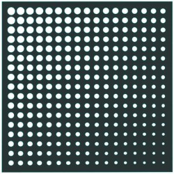 Συνθετικό Καφασωτό Moon 1x1m Γκρι - Πάνελς & Καφασωτά