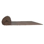 PVC Reed Fence 19mm 1x3m 2-Sided Reinforced-Light Brown - Roll Screening Fences